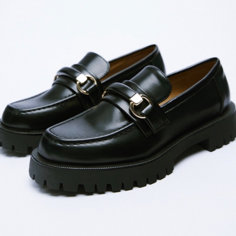 Zara Lug Loafers